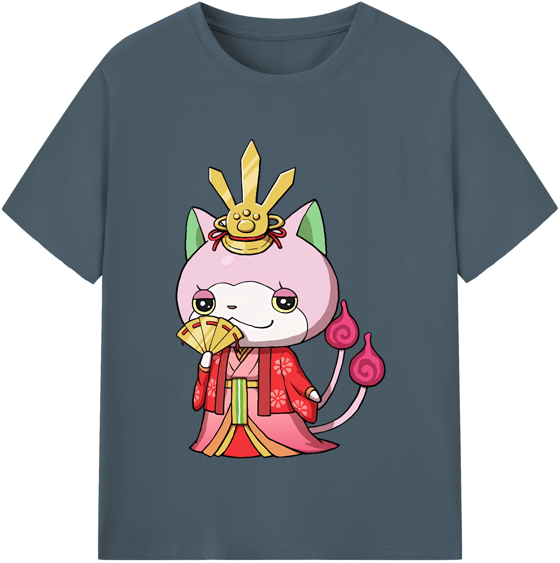 （画像用） 妖怪ウォッチ Yo-kai Watch 綿100％半袖Tシャツ（フロントプリント）